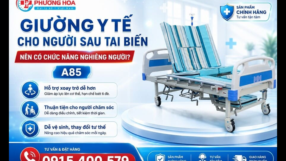 Chọn giường y tế cho người sau tai biến: Nên ưu tiên chức năng nào?